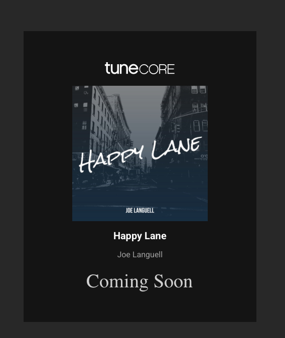 Recording Artist Joe Languell